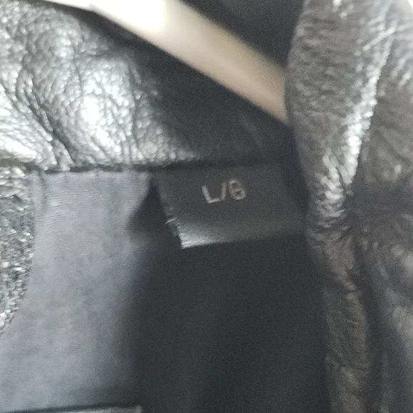 Rogue State Men's Distressed Black Leather Jacket Large - Picture 3 of 16